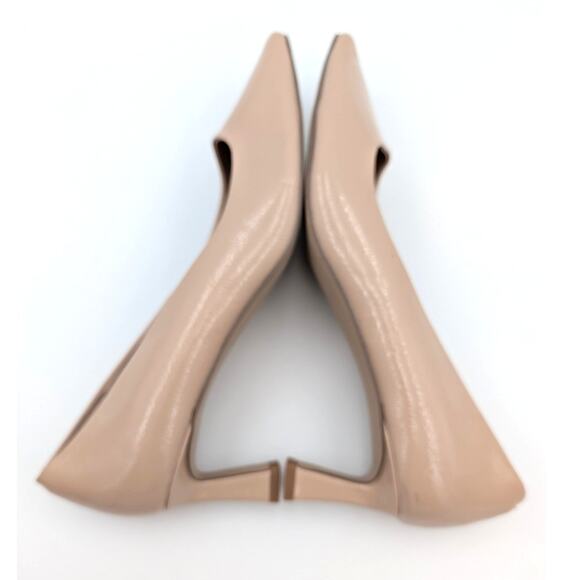 Steve Madden Nathalia Patent Leather Kitten Heels Pumps Nude Size US9.5M EU40 - Picture 7 of 11